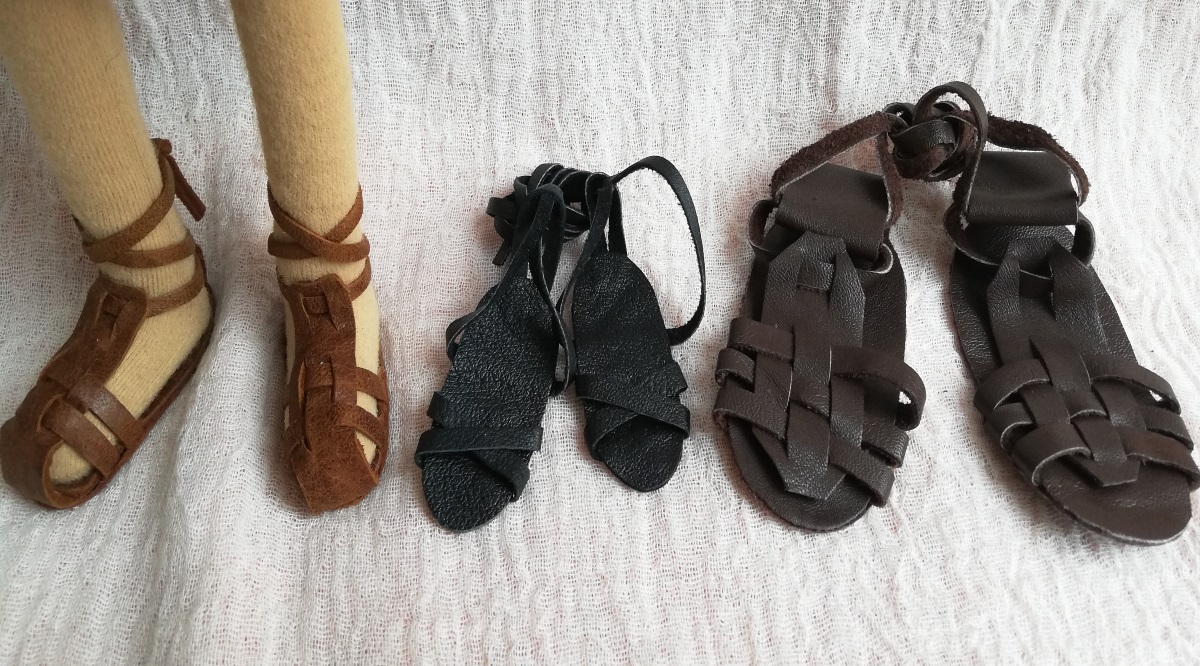 Schuhe, Sandalen für biblische Erzählfiguren